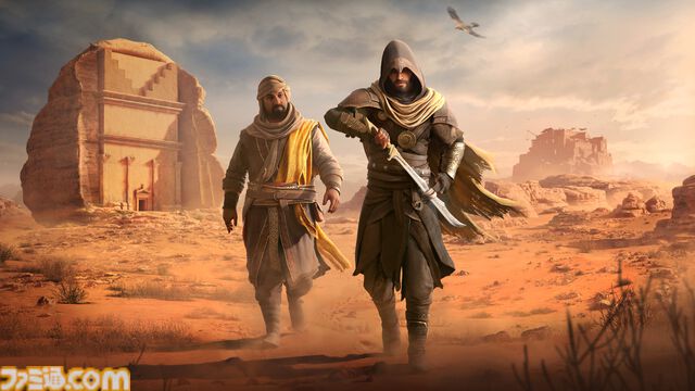 『アサシン クリード ミラージュ』無料DLC“Valley of Memory”。舞台はサウジ、酸で敵をドロドロに、バシムの父ちゃんどこいった問題など、気になること満載。絶景ポイントも多数。