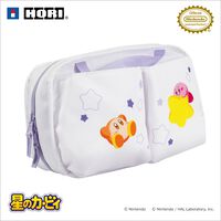 Switch2に使える『星のカービィ』収納グッズ11月発売。本体と小物をまとめて持ち運べる。カービィとワドルディがいっしょでかわいい【ホリ】