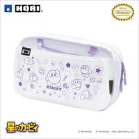 Switch2に使える『星のカービィ』収納グッズ11月発売。本体と小物をまとめて持ち運べる。カービィとワドルディがいっしょでかわいい【ホリ】