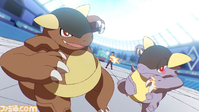 【ポケモン】WEBアニメ『めがはなせないね ガルーラ』がYouTubeで公開。ポケモンバトル実況者の母に憧れる少女とガルーラのドタバタな1日を描く