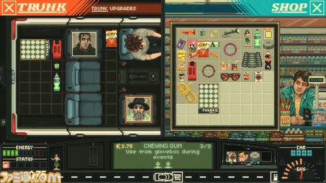 『Keep Driving』ヒッチハイカーと旅するドライブRPGが日本語対応。愛車とともに2000年代初頭のピクセルアート世界をノスタルジックに巡る