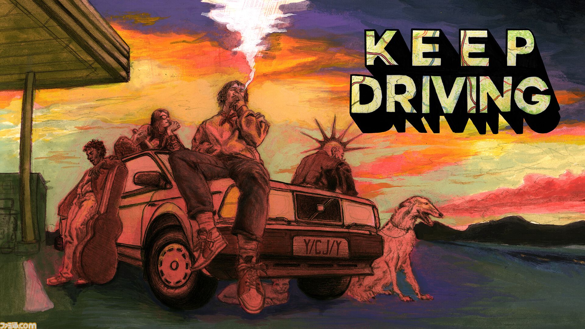 Keep Driving』ヒッチハイカーと旅するドライブRPGが日本語対応。愛車