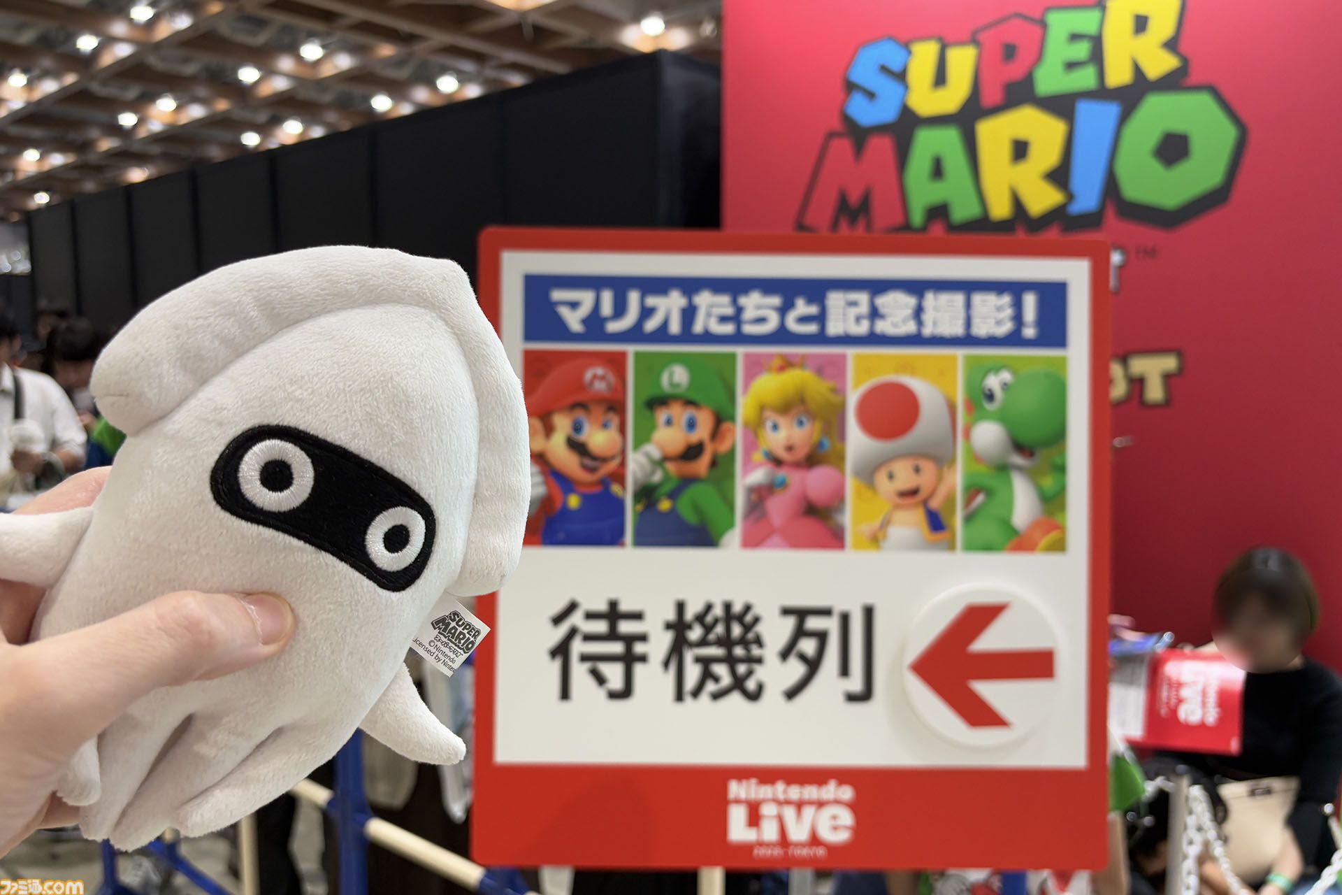 『スーパーマリオ』のゲッソーとぬい撮りをしたかったので、しました【Nintendo Live 2025】