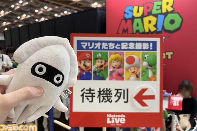 『スーパーマリオ』のゲッソーとぬい撮りをしたかったので、しました【Nintendo Live 2025】