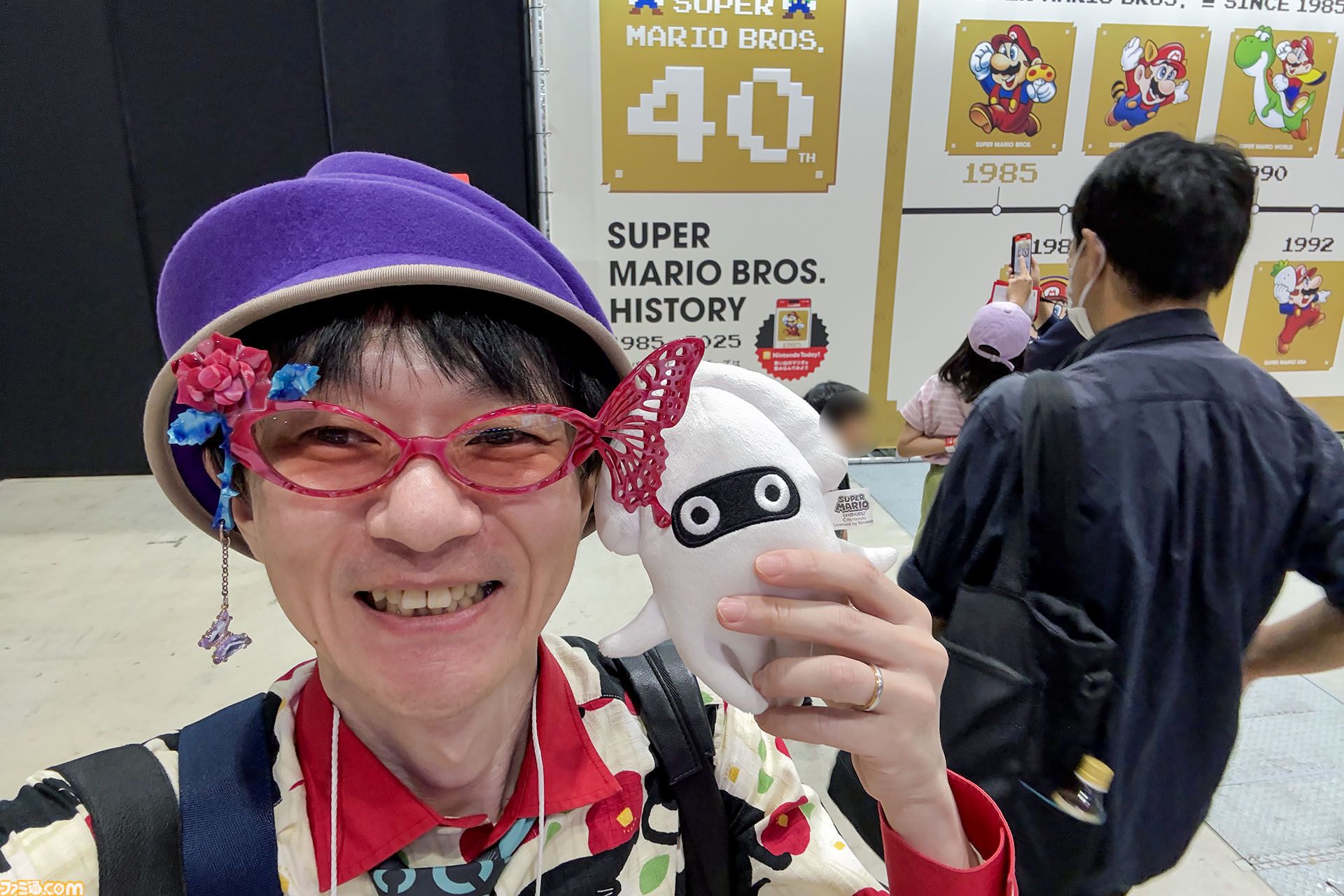 『スーパーマリオ』のゲッソーとぬい撮りをしたかったので、しました【Nintendo Live 2025】