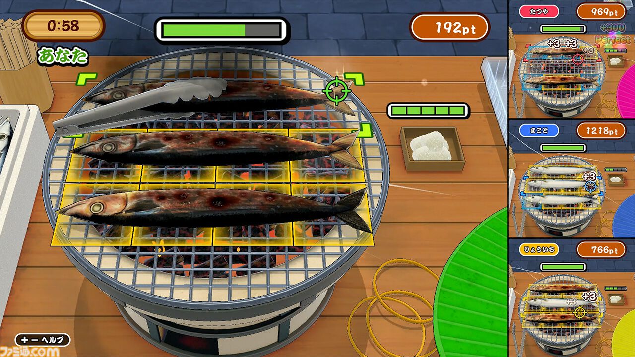 『あおげ！焼きさんま』秋の味覚をうちわを振って、焦がさず焼き上げるアクションゲームがSwitch&Steamで発売
