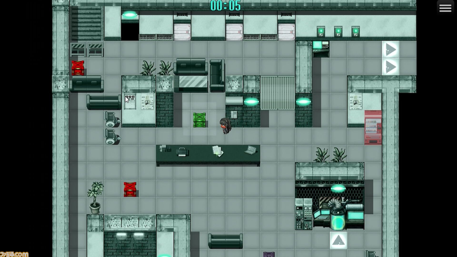『巨大少女襲来』巨大な少女を撃退するフリーゲームがついにフルリリース。探索と戦闘の結果によってエンディングが変化するアドベンチャーゲーム
