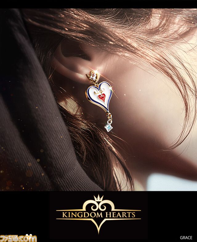 『キングダム ハーツ』キーブレードやXIII機関のシンボルマークがピアス／イヤリングに。優雅なきらめきで耳元を彩る【10月27日17時予約開始】