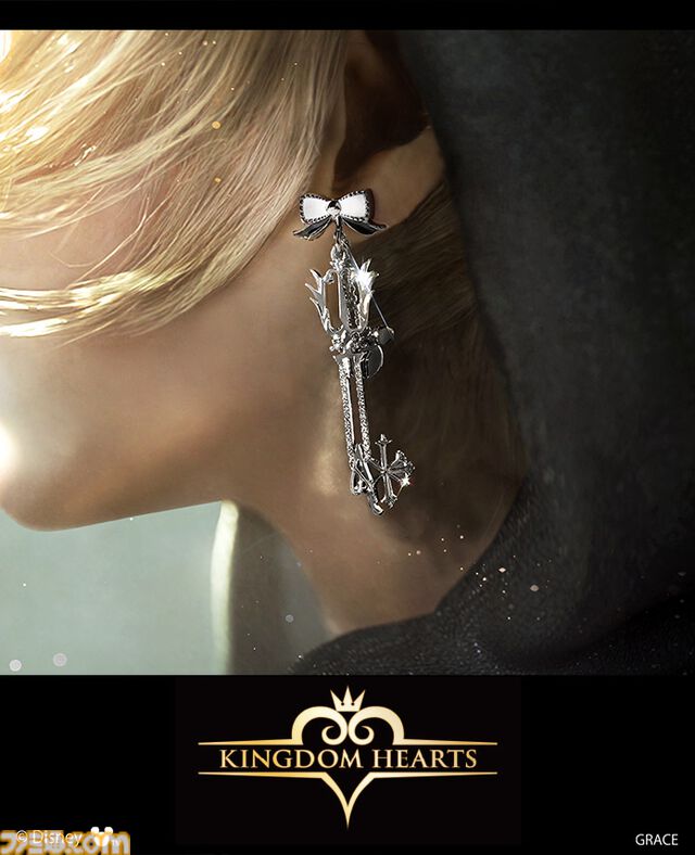 『キングダム ハーツ』キーブレードやXIII機関のシンボルマークがピアス／イヤリングに。優雅なきらめきで耳元を彩る【10月27日17時予約開始】
