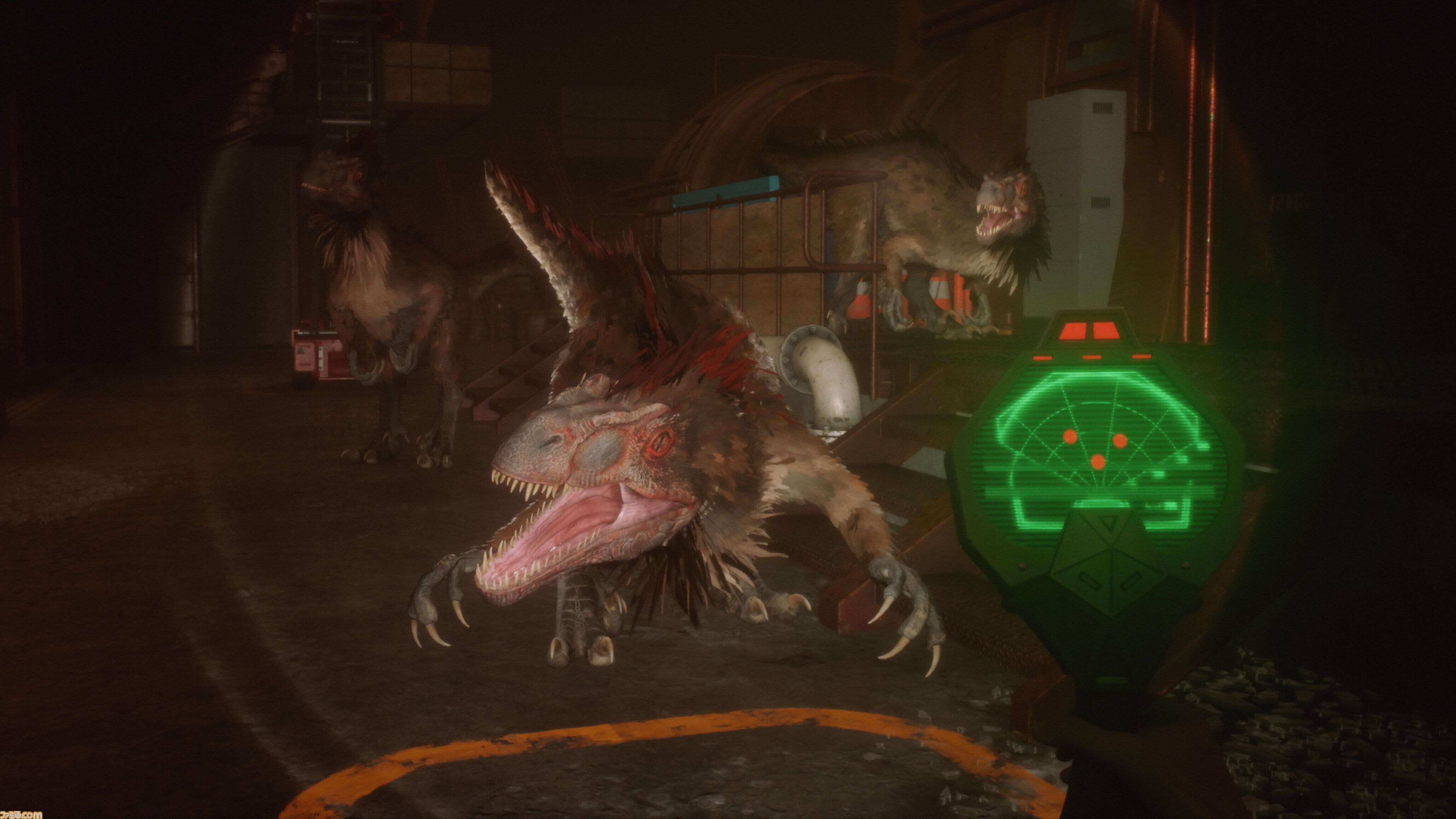 『Deathground』恐竜が徘徊する施設からの脱出を目指す協力型サバイバルホラー。倒す手段なし、被食者の恐怖が味わえる【10月8日発売】