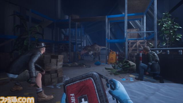 『Deathground』恐竜が徘徊する施設からの脱出を目指す協力型サバイバルホラー。倒す手段なし、被食者の恐怖が味わえる【10月8日発売】
