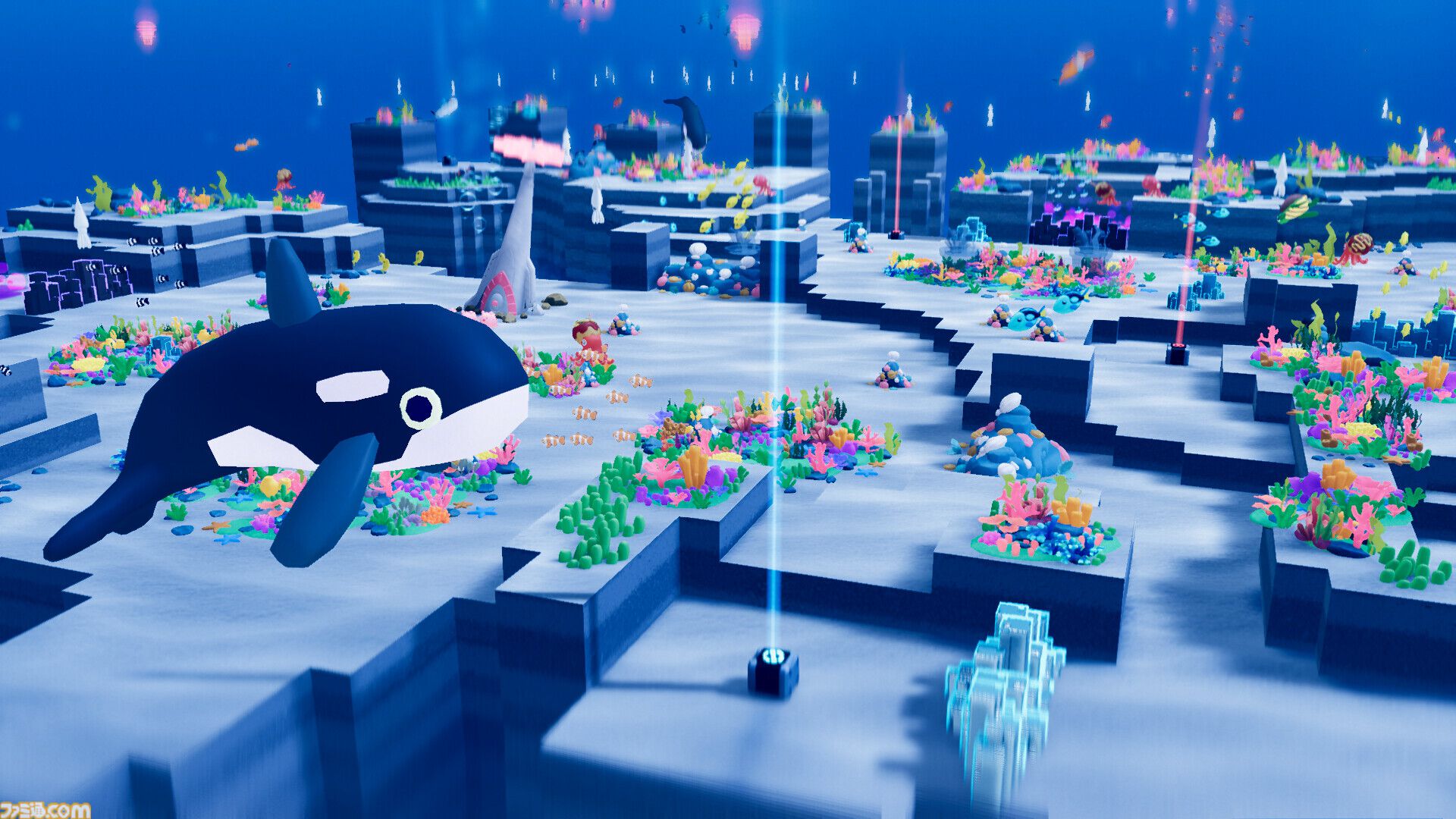 『ナマコリウム』ナマコの群れを指揮する海お掃除ゲーム、体験版が10月14日配信。段取りを組んで採取や建築、開拓などを効率よくこなす