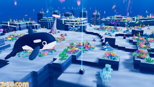 『ナマコリウム』ナマコの群れを指揮する海お掃除ゲーム、体験版が10月14日配信。段取りを組んで採取や建築、開拓などを効率よくこなす