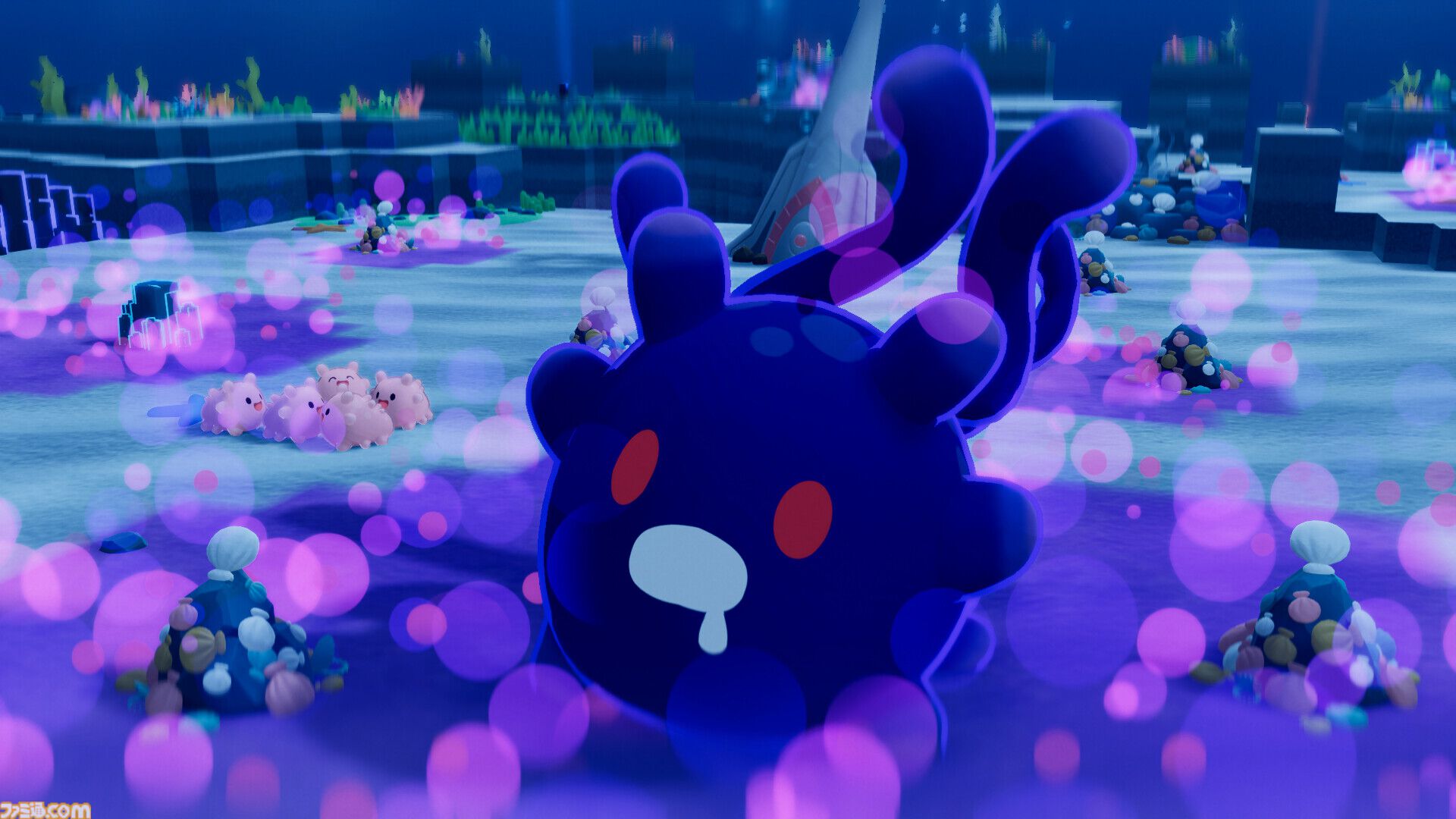 『ナマコリウム』ナマコの群れを指揮する海お掃除ゲーム、体験版が10月14日配信。段取りを組んで採取や建築、開拓などを効率よくこなす