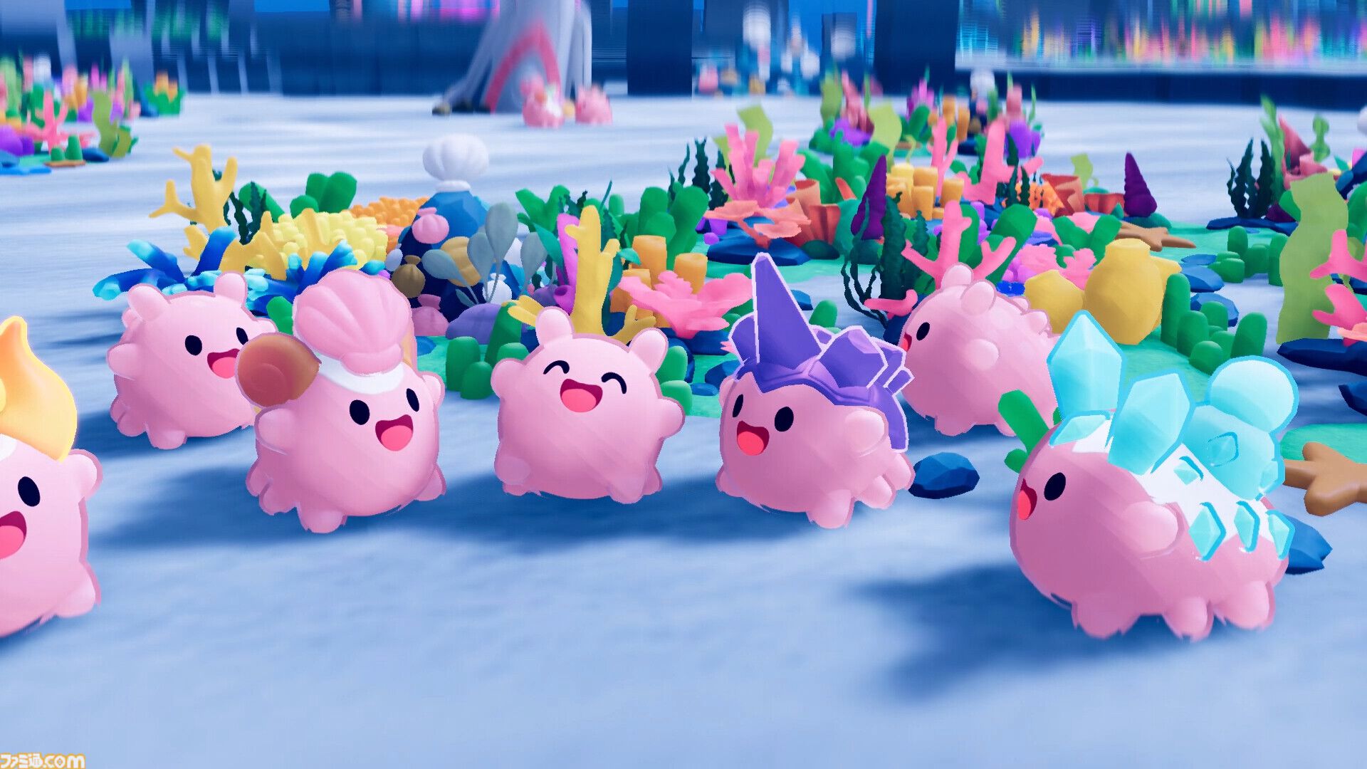 『ナマコリウム』ナマコの群れを指揮する海お掃除ゲーム、体験版が10月14日配信。段取りを組んで採取や建築、開拓などを効率よくこなす