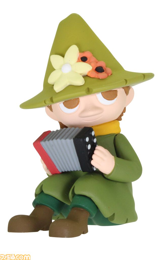 『ムーミン』スナフキンの印象的なシーンを集めたフィギュアがカプセルトイで11月中旬に発売。ヨクサルとの再会シーンや演奏する姿など全4種