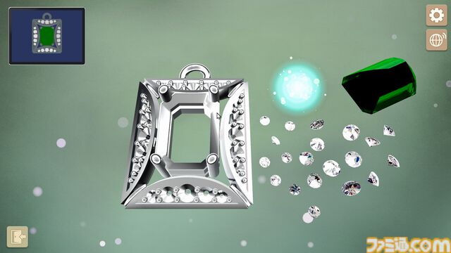 『Embrace the Brilliance』ジュエリー作成シミュレーターに魅かれる。煌びやかな宝石をセッティングし多彩な宝飾品を完成させよう。本日（10/8）発売