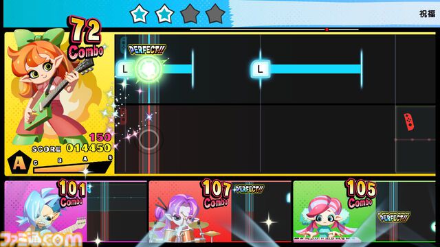 Switch『激奏！BAND STAR』発売日が12月11日に決定。ギター、ベース、キーボード、ドラムから楽器を選んで最大4人同時でセッションを楽しめるバンドサウンド音楽ゲーム