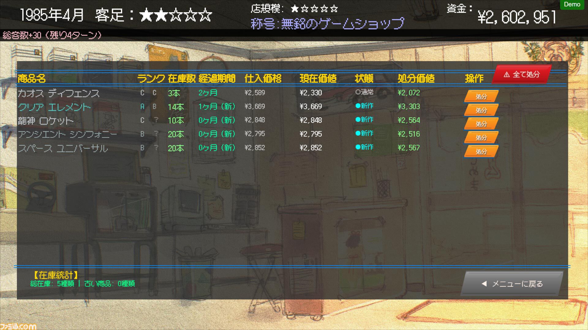 ゲームショップ斜陽』1985年からゲーム業界の歴史を辿る経営シミュ体験