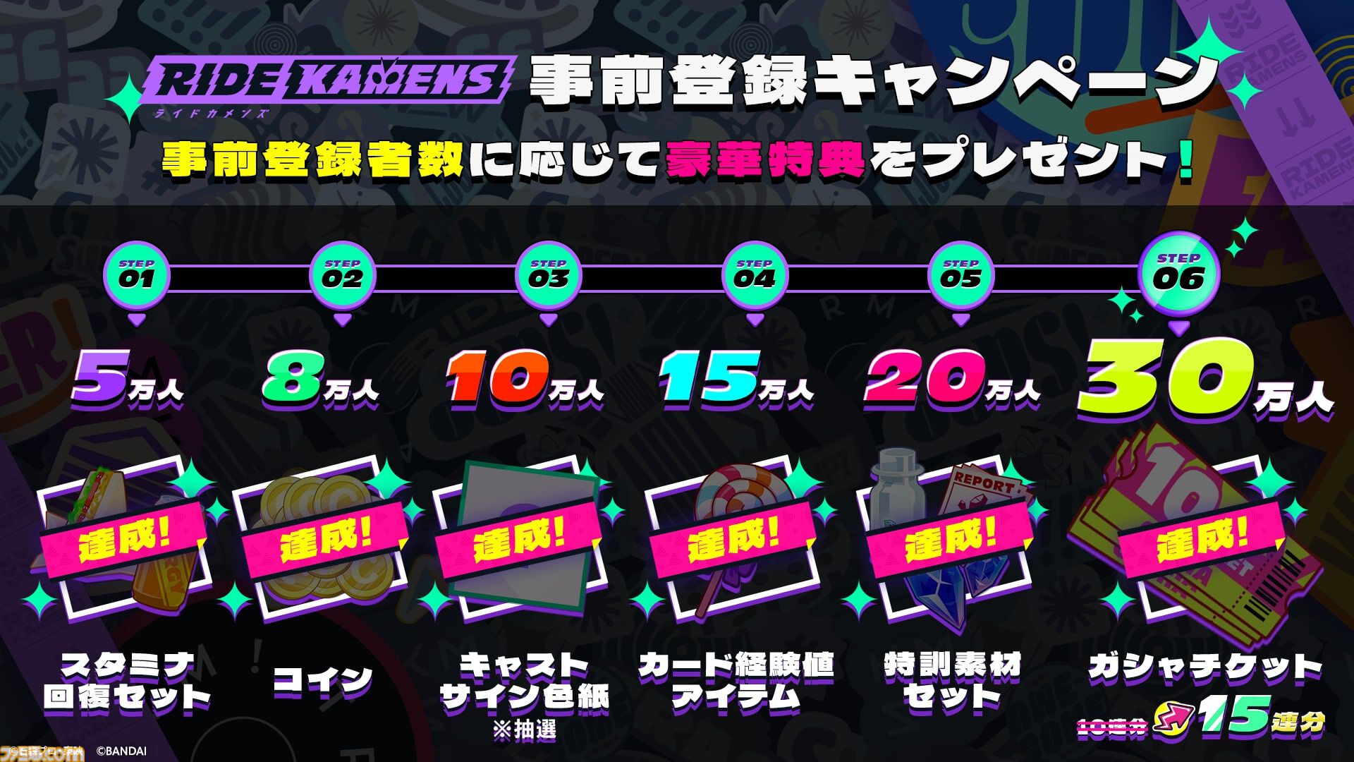 『仮面ライダー』新作ゲーム『ライドカメンズ』サービス開始日が5月30日に決定。16人のライダーとともに紡ぐ新たな物語が近日始動