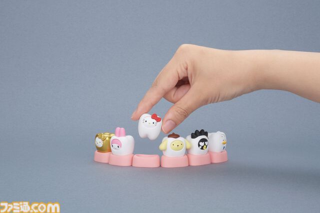 【サンリオ】ハローキティやマイメロディたちが歯になっちゃった!? サンリオのユニークなフィギュアがカプセルトイで11月下旬に発売
