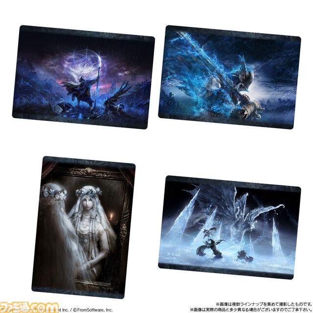 『エルデンリング』カード付きウエハースが10月13日に発売決定。表裏デザインが異なり、魔女ラニのカードの裏面には印象的な“暗月の指輪”が