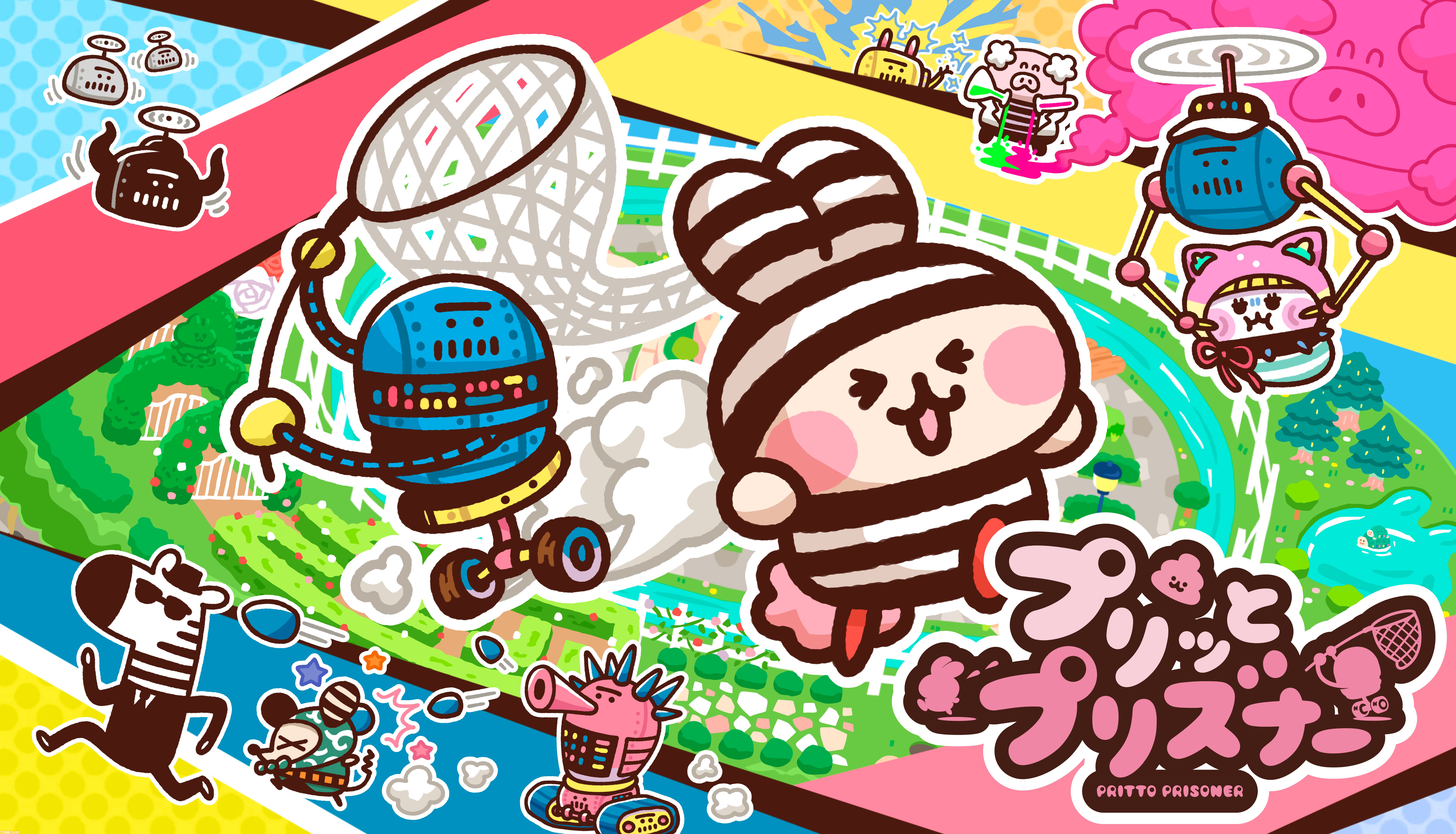 『プリッとプリズナー』Steam Next フェスで無料体験版の配信が決定！ OBT版も好評だった“食う・寝る・出す”の排泄型脱出パーティーアクションを体感するチャンス
