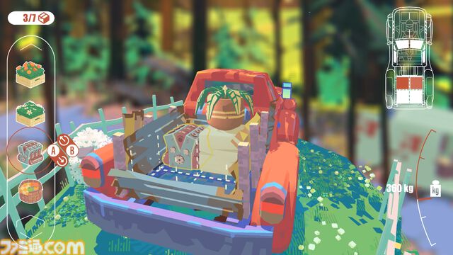 『トラックフル』物理演算と戦いながらトラックで荷物を運ぶ配達アドベンチャー。体験版が配信