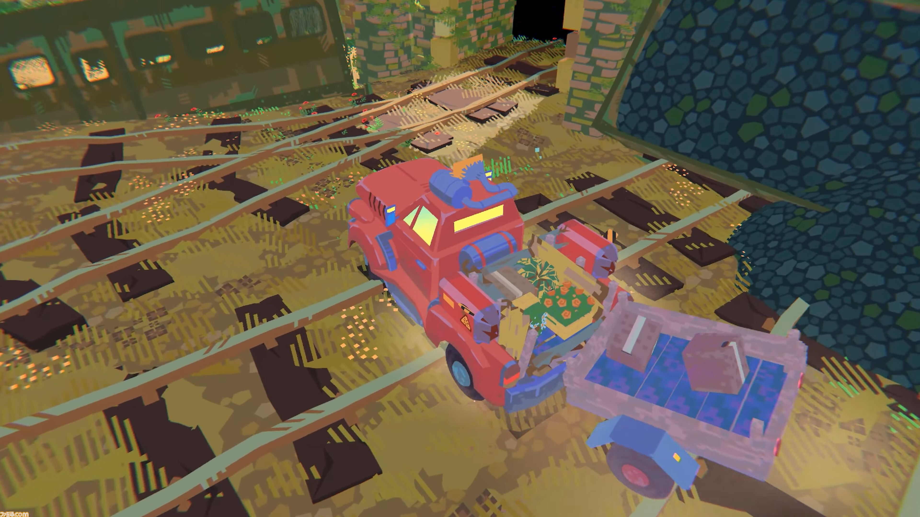 『トラックフル』物理演算と戦いながらトラックで荷物を運ぶ配達アドベンチャー。体験版が配信