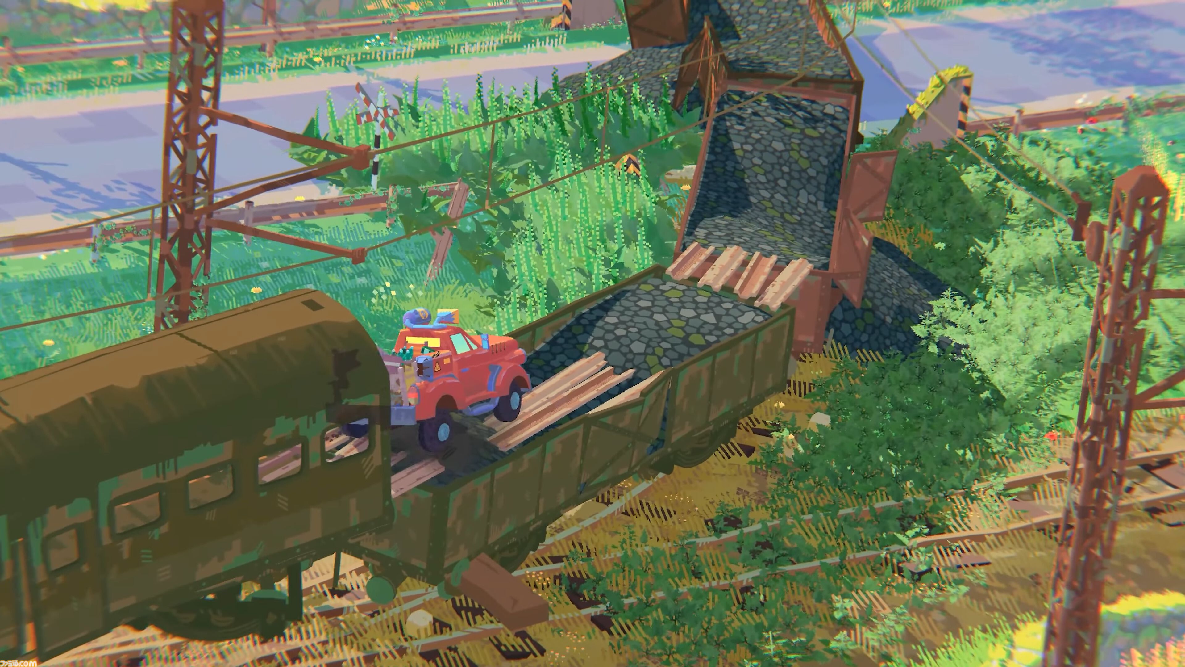 『トラックフル』物理演算と戦いながらトラックで荷物を運ぶ配達アドベンチャー。体験版が配信