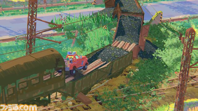『トラックフル』物理演算と戦いながらトラックで荷物を運ぶ配達アドベンチャー。体験版が配信