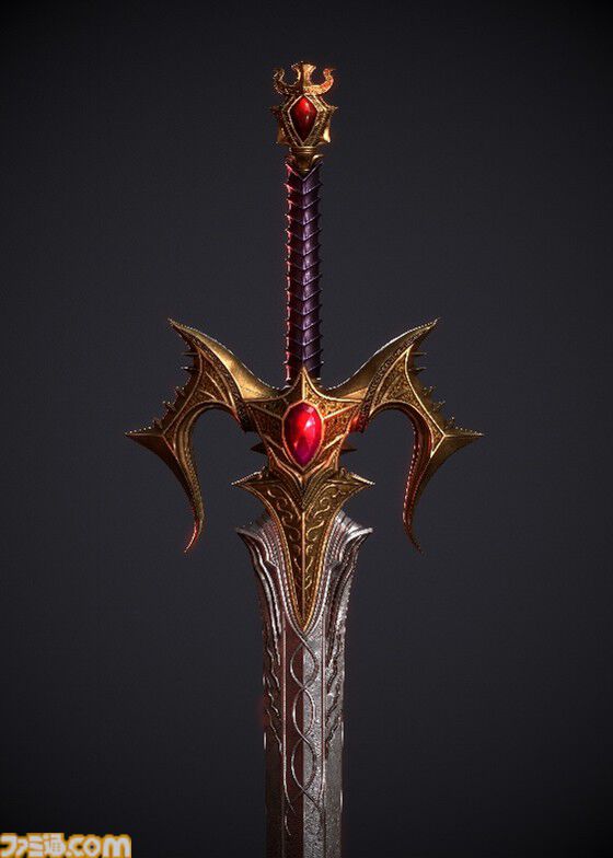 『リネージュ』1/2スケールリアル真冥王の執行剣をオークション販売。ファンタジー武器屋タクミアーマリーとのコラボが開催中