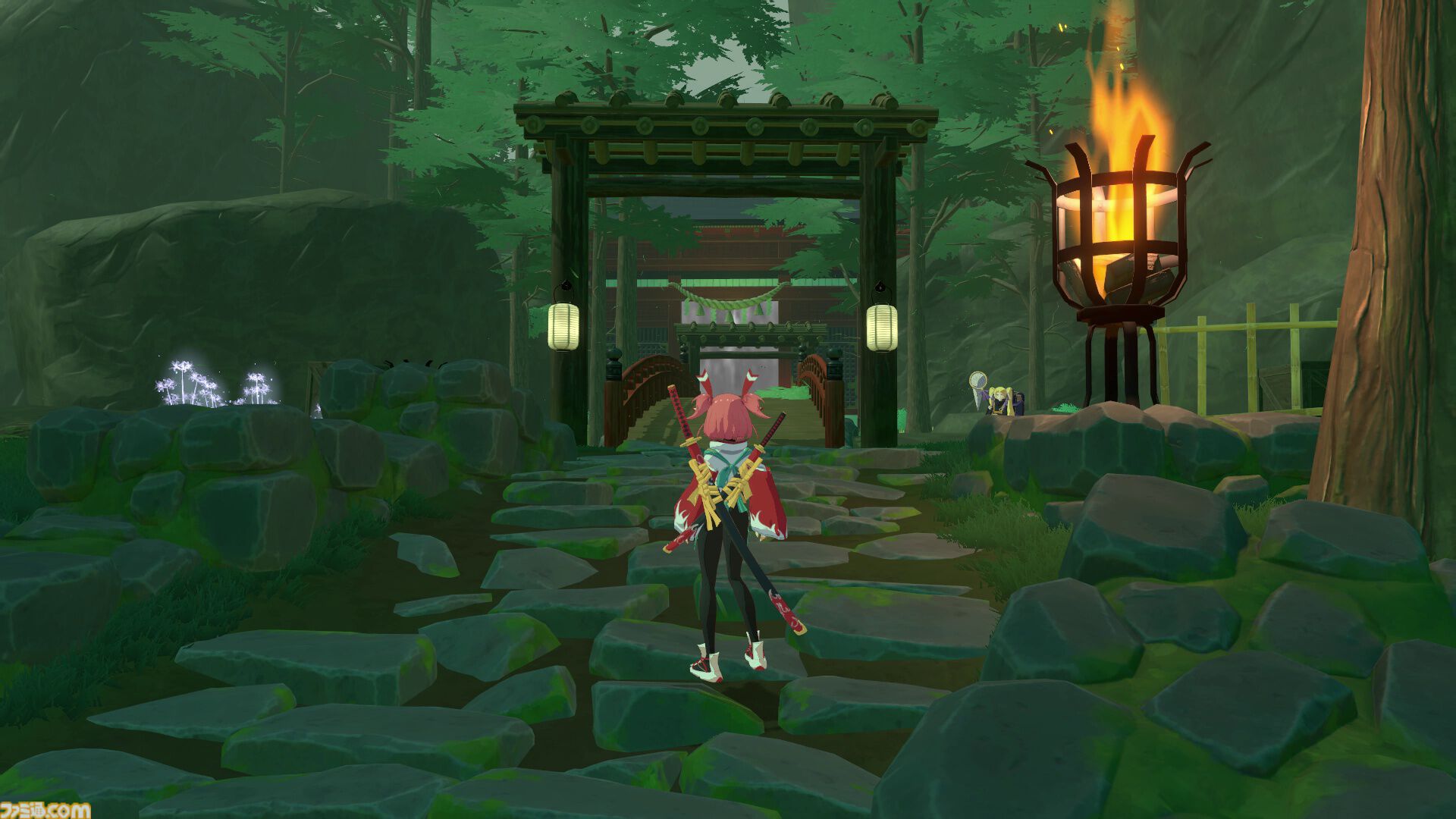『炎姫』立体弾幕を避けてコンボを決めていく日本アニメ風の3Dアクションゲーム。ボスバトルがプレイできる体験版が本日（10/14）配信