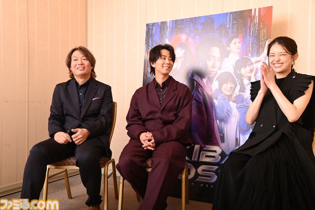 『AKIBA LOST』北山宏光さん、松村沙友理さん、梅田慎介プロデューサーインタビュー。ゲームとドラマの同時撮影。台本は辞書級！　「このゲームを通して日本のサブカルチャーのすばらしさを、世界へ」