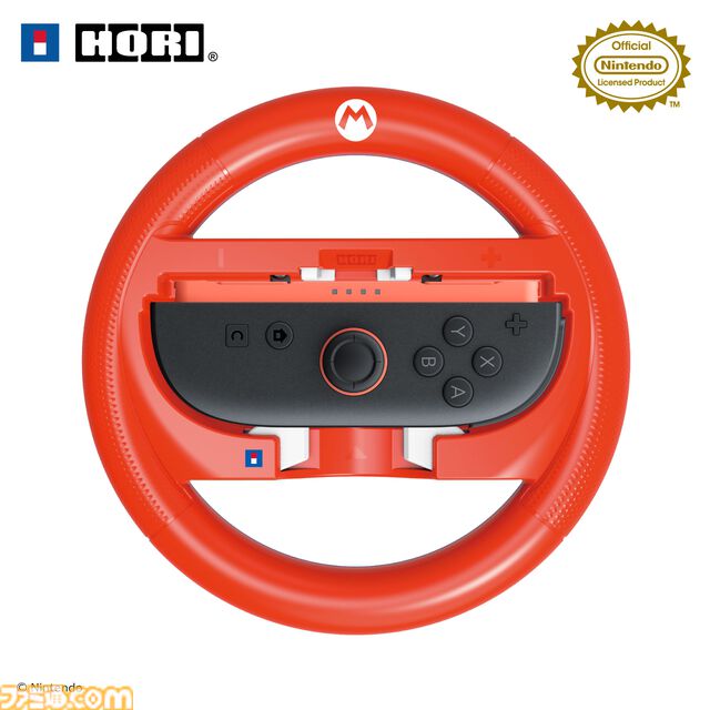 『マリオカート ワールド』をドライブ感覚で楽しめるハンドルアタッチメントがホリより発売。マリオ、ルイージ、ピーチ、ヨッシーの4種がラインアップ