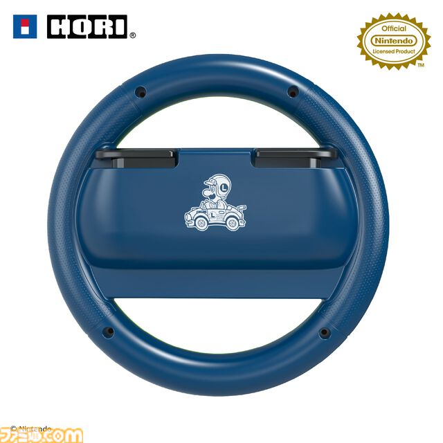 『マリオカート ワールド』をドライブ感覚で楽しめるハンドルアタッチメントがホリより発売。マリオ、ルイージ、ピーチ、ヨッシーの4種がラインアップ