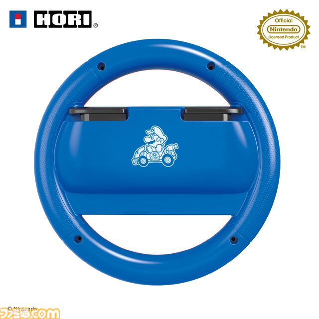 『マリオカート ワールド』をドライブ感覚で楽しめるハンドルアタッチメントがホリより発売。マリオ、ルイージ、ピーチ、ヨッシーの4種がラインアップ
