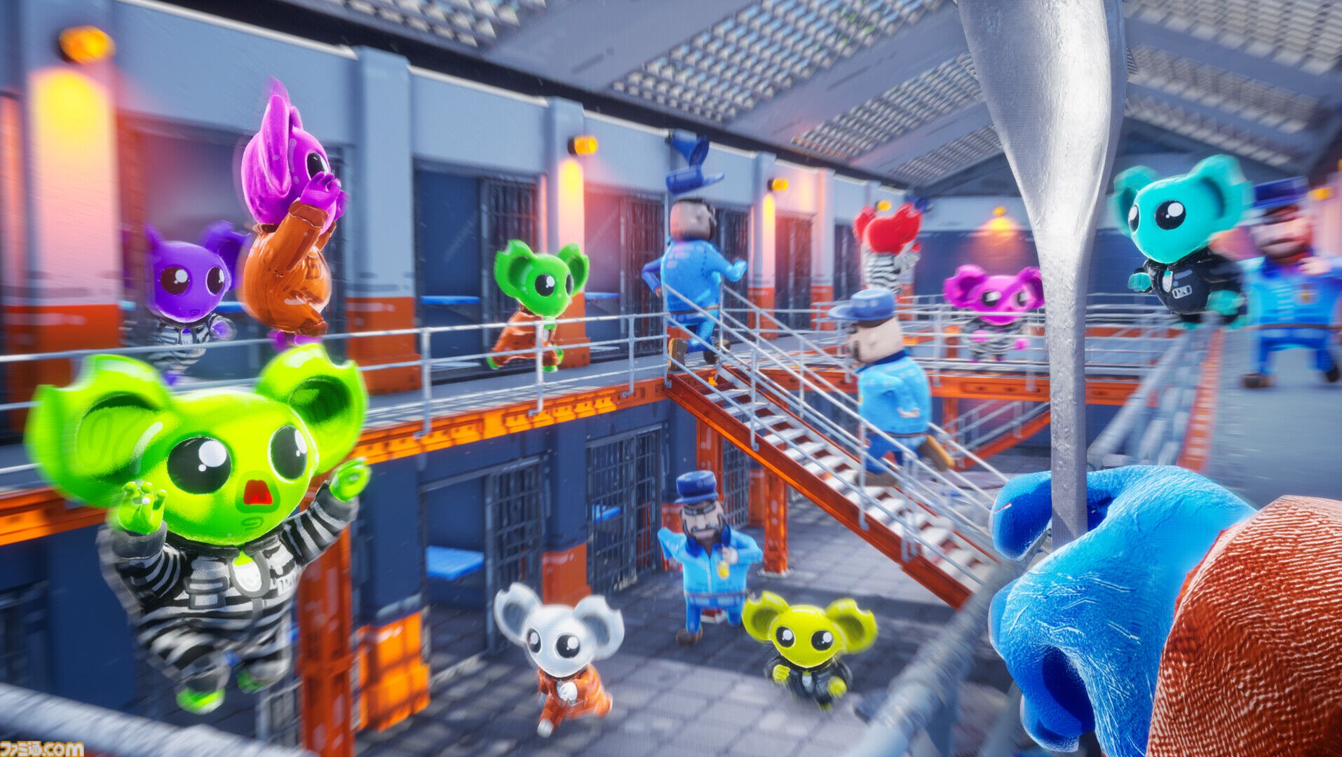 『CUFFBUST』ハチャメチャすぎるマルチプレイ脱獄ゲームが本日（10/15）発売。隠密、ゴリ押し、仲間との協力から裏切りまでなんでもアリ。自分でマップを作ってプレイもできる