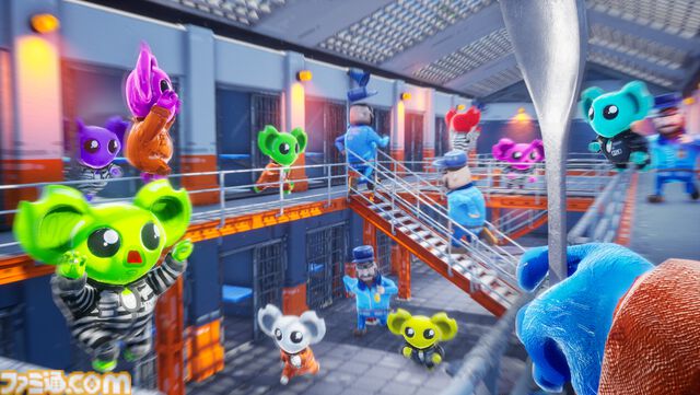 『CUFFBUST』ハチャメチャすぎるマルチプレイ脱獄ゲームが本日（10/15）発売。隠密、ゴリ押し、仲間との協力から裏切りまでなんでもアリ。自分でマップを作ってプレイもできる