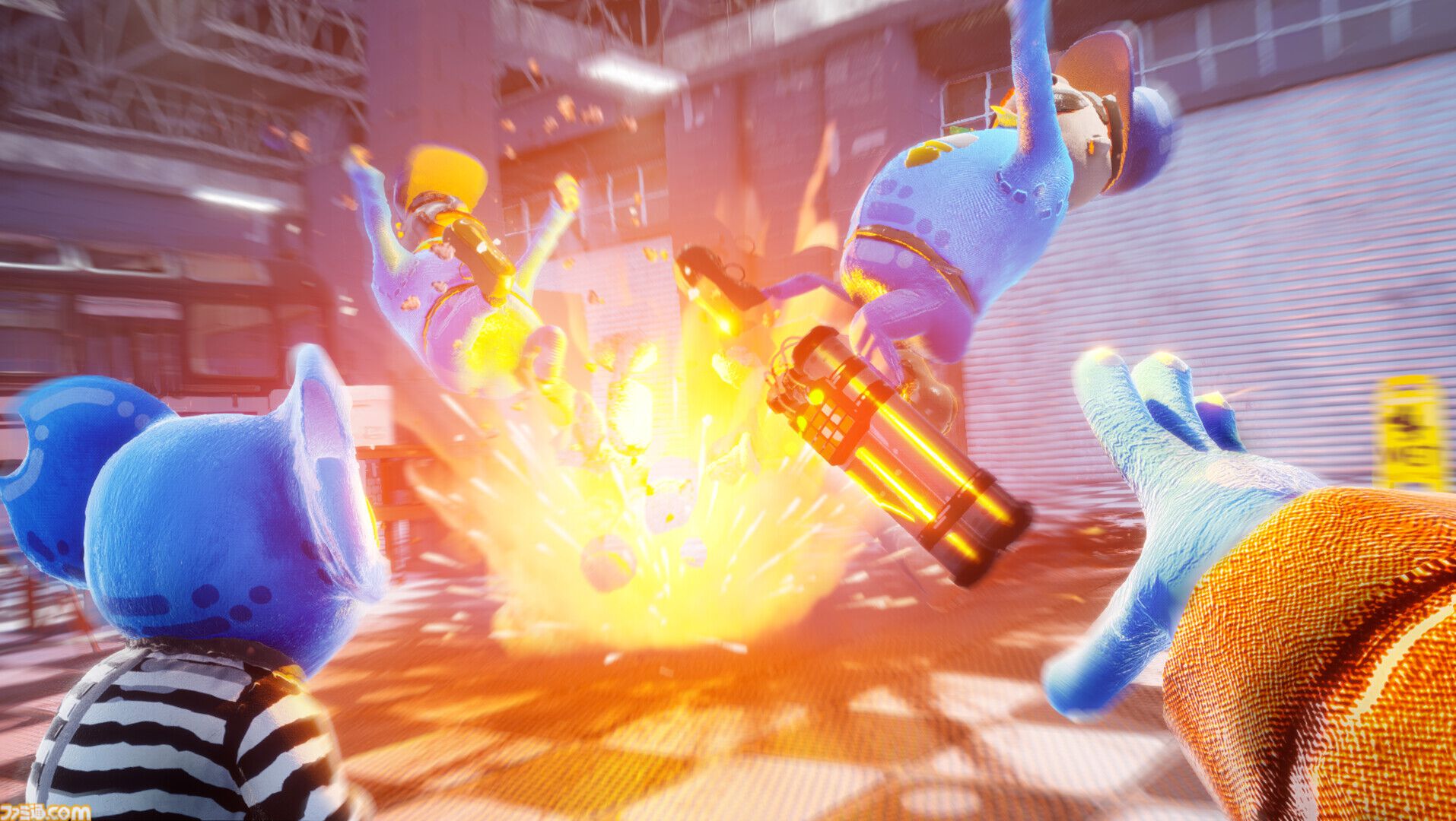 『CUFFBUST』ハチャメチャすぎるマルチプレイ脱獄ゲームが本日（10/15）発売。隠密、ゴリ押し、仲間との協力から裏切りまでなんでもアリ。自分でマップを作ってプレイもできる
