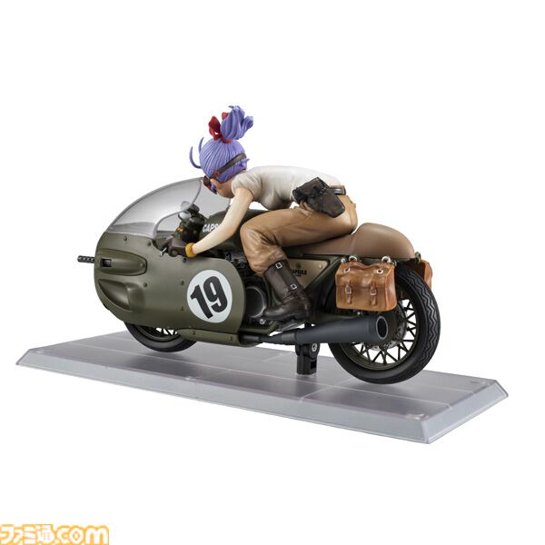 画像ページ (5/5) 『ドラゴンボール』ブルマとバイクのイラストを立体