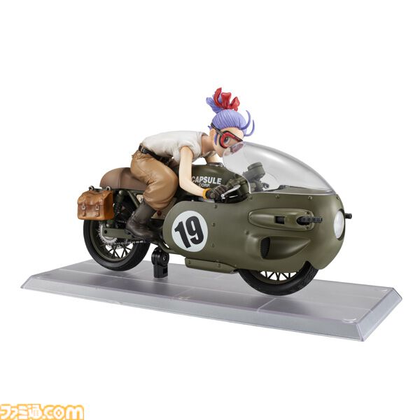 ドラゴンボール』ブルマとバイクのイラストを立体化したフィギュアが10