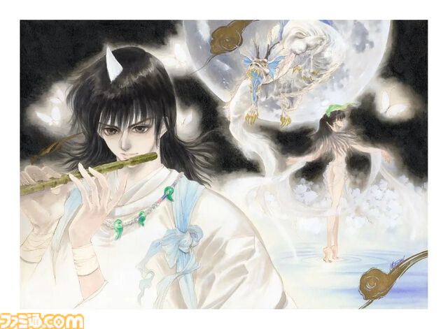 “いのまたむつみ回顧展”が2025年12月5日より開催。『テイルズ オブ』シリーズや『サイバーフォーミュラ』の原画、没後発見された未公開イラストを含む120点以上を展示