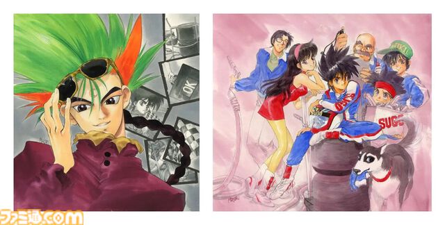 “いのまたむつみ回顧展”が2025年12月5日より開催。『テイルズ オブ』シリーズや『サイバーフォーミュラ』の原画、没後発見された未公開イラストを含む120点以上を展示