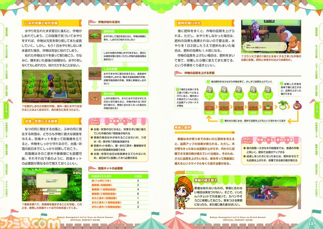 『牧場物語 Let's！風のグランドバザール』公式パーフェクトガイドが本日10/30に発売。実用情報が満載で大充実の544ページ！