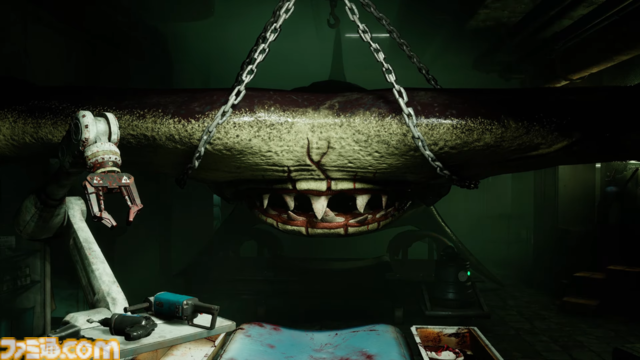 サメの歯治療ホラゲ『Shark Dentist』ゲームプレイ映像公開。丸鋸ホワイトニングから治療失敗でサメに食べられてしまう様子まで。最後にはハンマーヘッドシャークらしき姿も