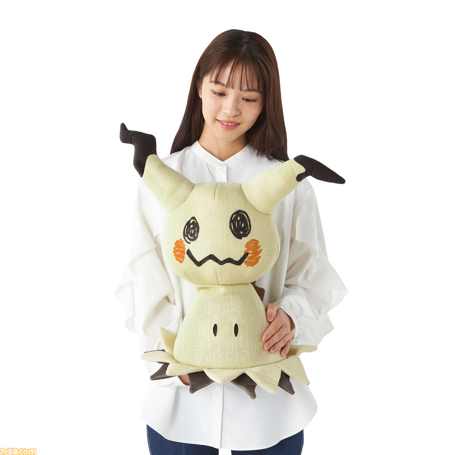 ポケモン』ミミッキュぬいぐるみが抱きしめたくなるほどかわいい。高さ