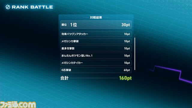 【ポケモンZA】ランクバトルの基本的な遊びかたを解説。ゲッコウガナイトはKランク達成で獲得可能【ポケモンレジェンズゼットエー】