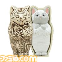 長き眠りから覚めたミイラの猫がフィギュア化。カプセルトイ『ミイラ・キャット』が5月24日発売