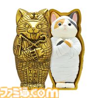 長き眠りから覚めたミイラの猫がフィギュア化。カプセルトイ『ミイラ・キャット』が5月24日発売